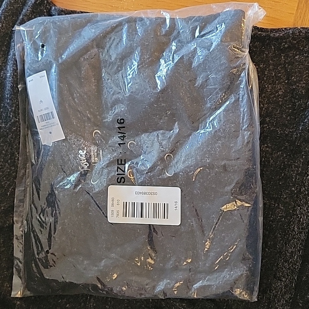 NWT!! Justice lightweight hoodie 14/16 Girls - Picture 12 of 12